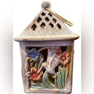 Tea light Votive Ceramic Hummingbird House